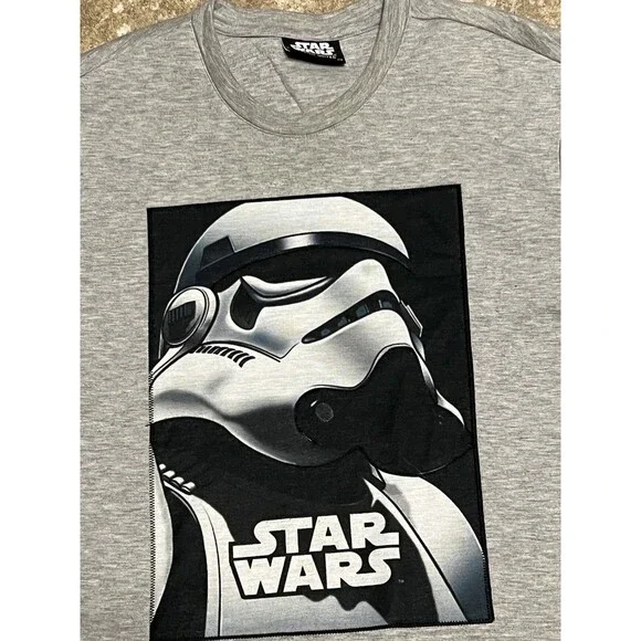 Rare Star Wars X Design United Stormtrooper Stitched Patch Sweatshirt Mens L
